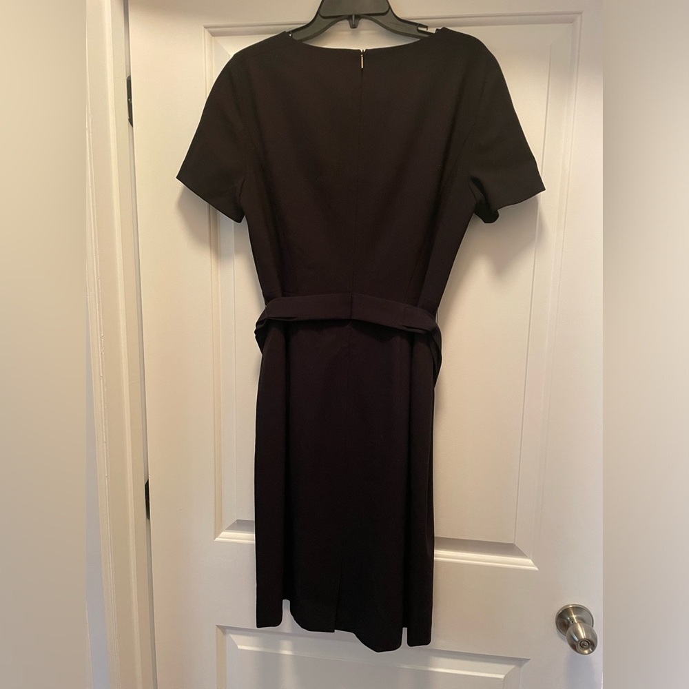 Short sleeve black dress by Boss. Size 8